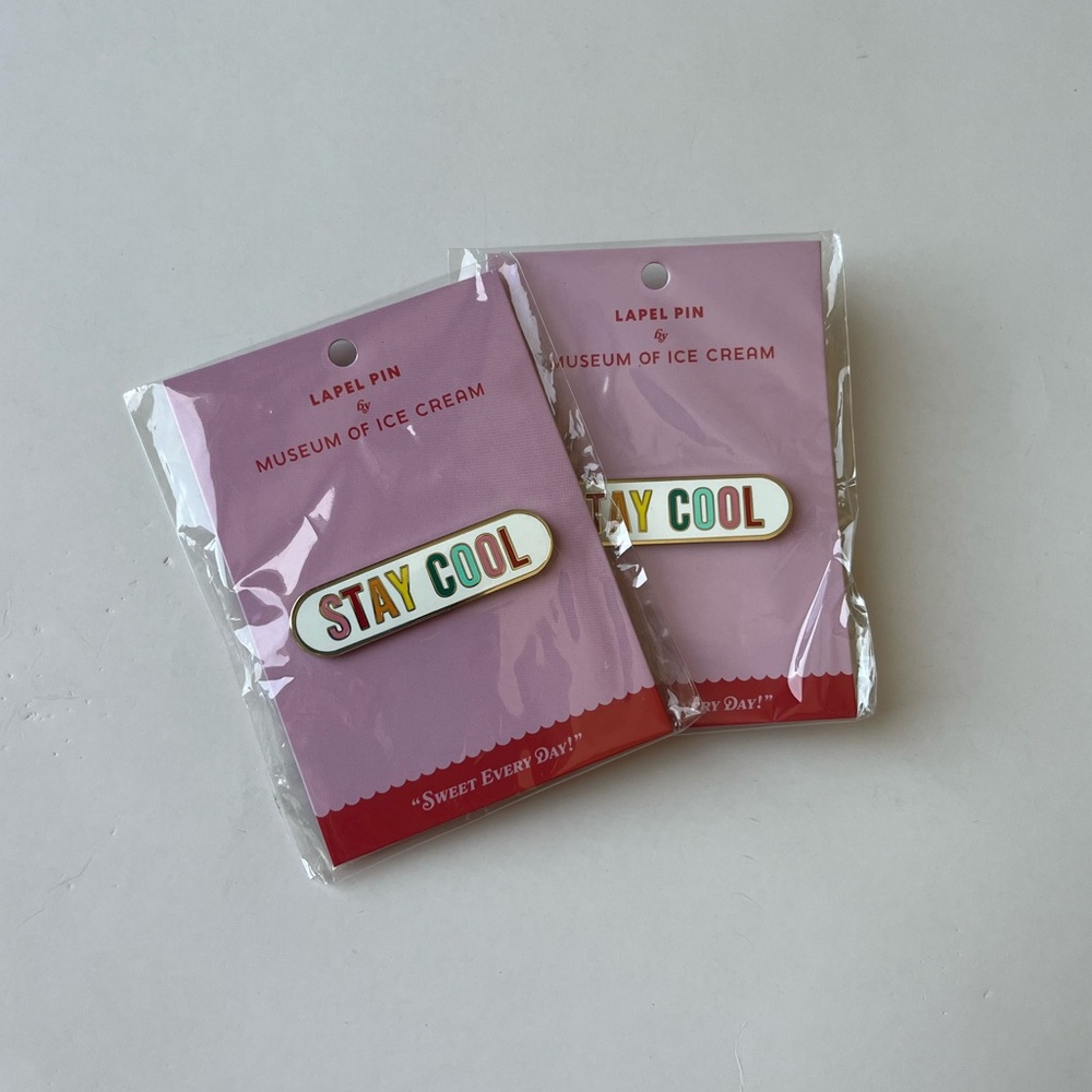 TWO (2) Stay Cool Pin’s Museum of Ice Cream